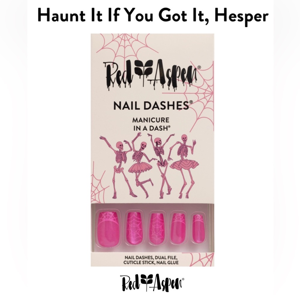 Red Aspen Nail Dashes
Haunt It If You Got It, Hesper medium coffin Halloween b6f